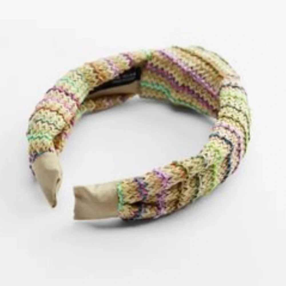 Zara NWT woven knotted headband